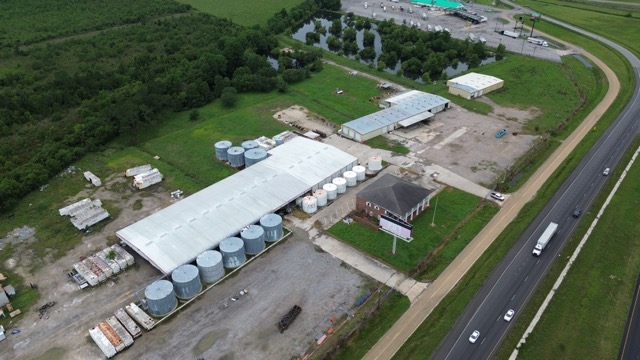 Industrial acquisition, aerial view