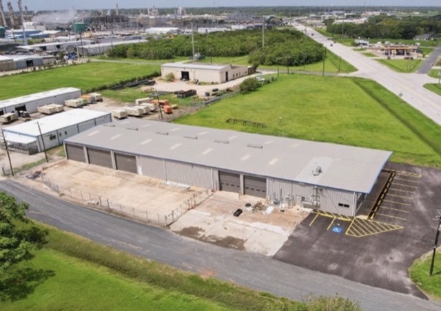 Industrial warehouse with yard